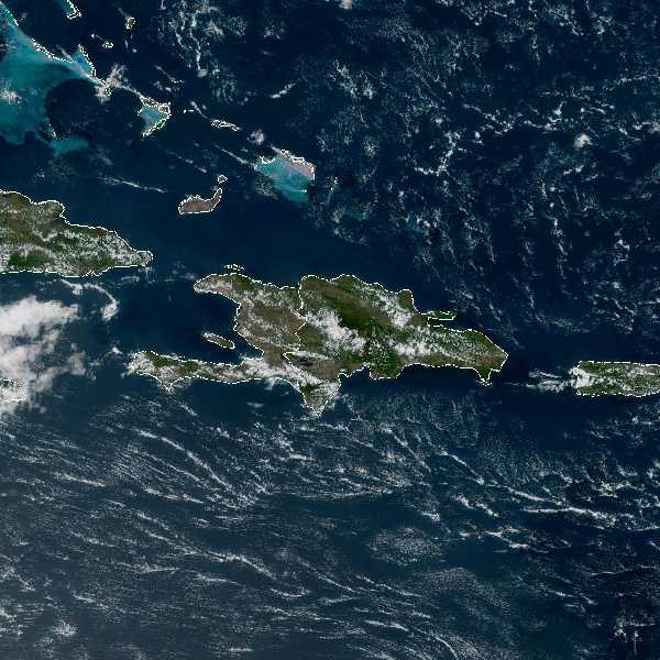 météo tropicale : Image satellite .