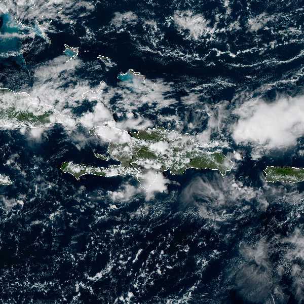 météo tropicale : Image satellite .