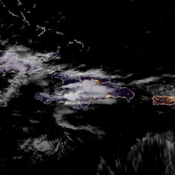 météo tropicale : Image satellite .