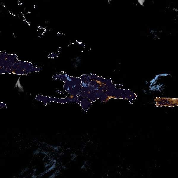météo tropicale : Image satellite .