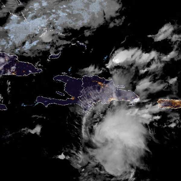 météo tropicale : Image satellite .
