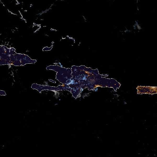météo tropicale : Image satellite .