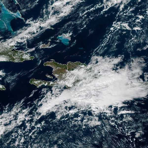 météo tropicale : Image satellite .