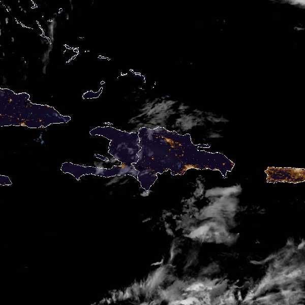 météo tropicale : Image satellite .