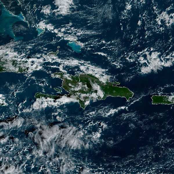 météo tropicale : Image satellite .