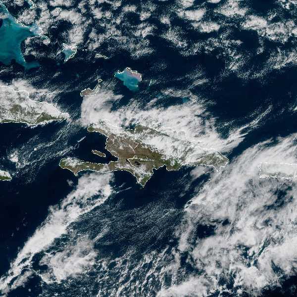 météo tropicale : Image satellite .