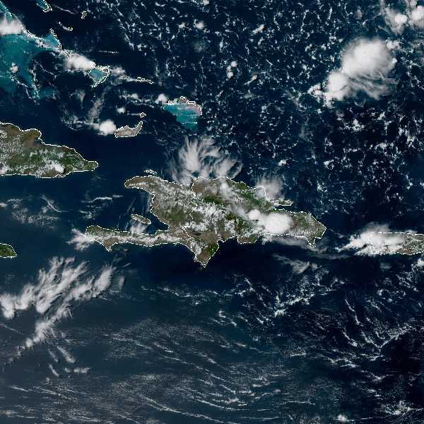 météo tropicale : Image satellite .