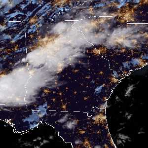 météo tropicale : Image satellite .