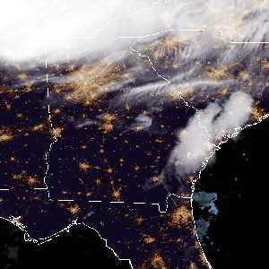 météo tropicale : Image satellite .