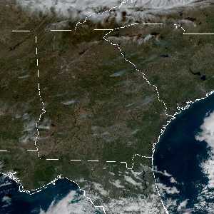 météo tropicale : Image satellite .