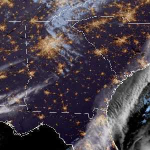 météo tropicale : Image satellite .