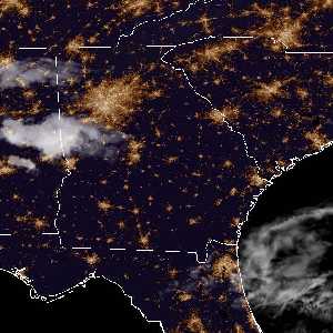 météo tropicale : Image satellite .