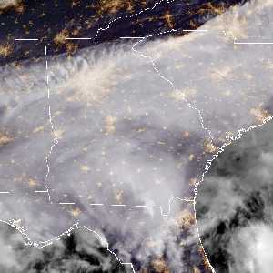 météo tropicale : Image satellite .