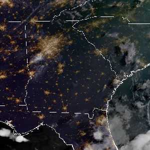 météo tropicale : Image satellite .
