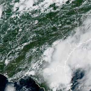 météo tropicale : Image satellite .