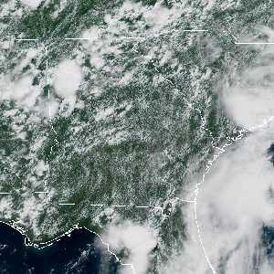météo tropicale : Image satellite .