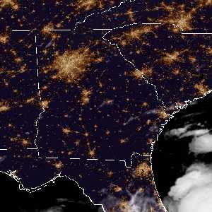 météo tropicale : Image satellite .