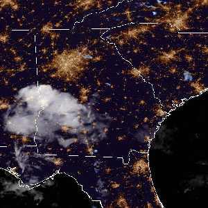 météo tropicale : Image satellite .