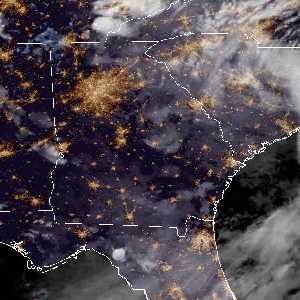 météo tropicale : Image satellite .