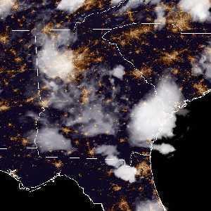 météo tropicale : Image satellite .