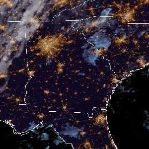 météo tropicale : Image satellite .