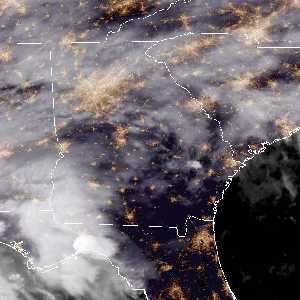 météo tropicale : Image satellite .