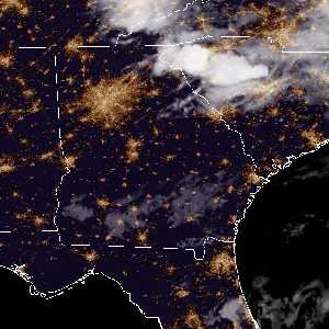 météo tropicale : Image satellite .