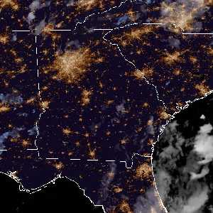 météo tropicale : Image satellite .
