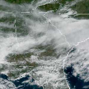 météo tropicale : Image satellite .