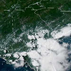 météo tropicale : Image satellite .