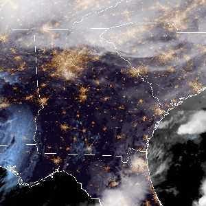 météo tropicale : Image satellite .