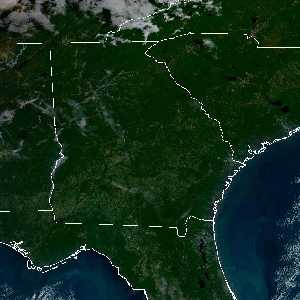 météo tropicale : Image satellite .