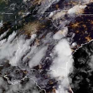 météo tropicale : Image satellite .