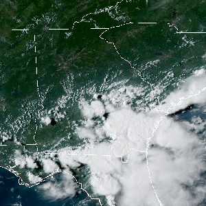météo tropicale : Image satellite .