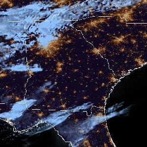 météo tropicale : Image satellite .
