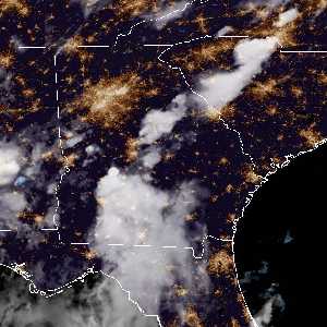 météo tropicale : Image satellite .