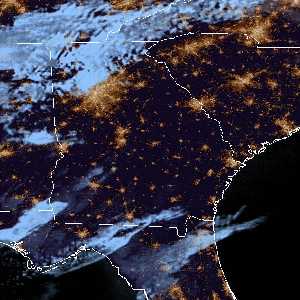 météo tropicale : Image satellite .