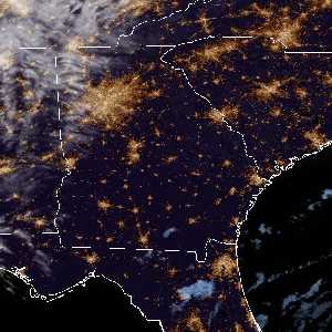 météo tropicale : Image satellite .