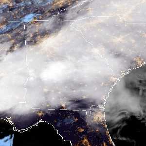 météo tropicale : Image satellite .