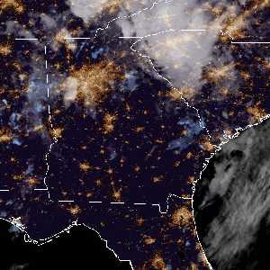 météo tropicale : Image satellite .