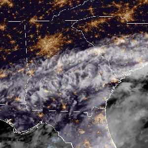 météo tropicale : Image satellite .