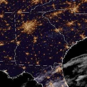 météo tropicale : Image satellite .