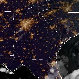 météo tropicale : Image satellite .