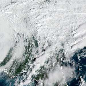 météo tropicale : Image satellite .