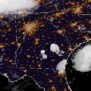 météo tropicale : Image satellite .