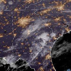 météo tropicale : Image satellite .