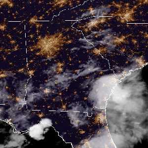 météo tropicale : Image satellite .
