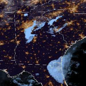 météo tropicale : Image satellite .