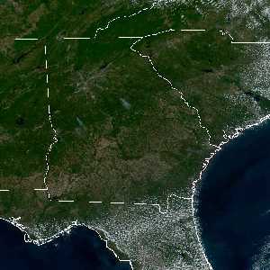météo tropicale : Image satellite .