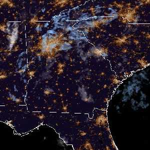 météo tropicale : Image satellite .